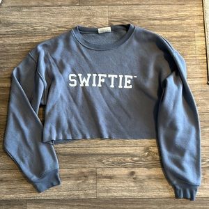 Official Taylor Swift Merch! Size L Swiftie Crop Top